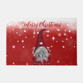 Vrolijk kerstfeest Gnome Doormat Deurmat (Voorkant)