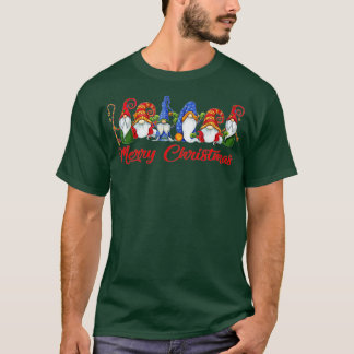Vrolijk kerstfeest Gnome Funny Family Xmas Kinder  T-shirt