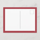 Vrolijk kerstfeest | Gold Rip & Festive Sprigs-fot Feestdagenkaart (Achterkant)