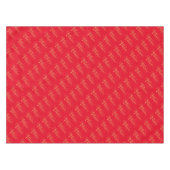 Vrolijk kerstfeest (GOLD) Tafelkleed (Voorkant (Horizontaal))