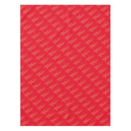 Vrolijk kerstfeest (GOLD) Tafelkleed