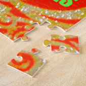 Vrolijk kerstfeest Golden Red Snowflex.jpg Legpuzzel (Zijkant)