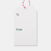 Vrolijk Kerstfeest Goldendoodle Honden Cadeaulabel (Achterkant)