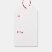 Vrolijk Kerstfeest Goldendoodle Honden Cadeaulabel (Achterkant)