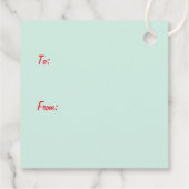 Vrolijk Kerstfeest Goldendoodles Vakantie Stand Ho Bedankjes Labels (Achterkant)