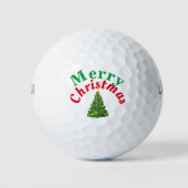 Vrolijk kerstfeest golfballen (Voorkant)