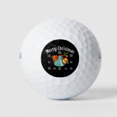 Vrolijk kerstfeest golfballen (Voorkant)