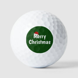 Vrolijk kerstfeest golfballen