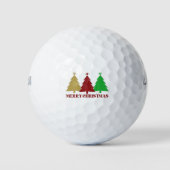 Vrolijk kerstfeest golfballen (Voorkant)