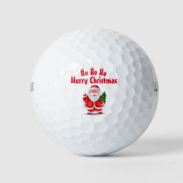 Vrolijk kerstfeest golfballen