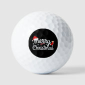 Vrolijk kerstfeest golfballen (Voorkant)