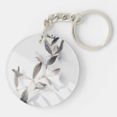 Vrolijk kerstfeest Google Acrylische Sleutelhanger (Achterkant)