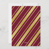 Vrolijk Kerstfeest Goud Confetti Vakantiefoto Feestdagenkaart (Achterkant)