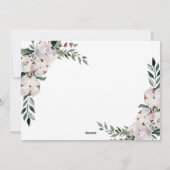 Vrolijk kerstfeest | Goud met twee foto's en bloem Feestdagenkaart (Achterkant)