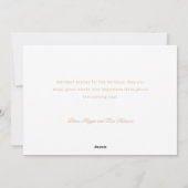 Vrolijk Kerstfeest Gouden Wervelboom 4 Fotocollage Feestdagenkaart (Achterkant)