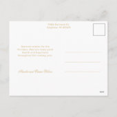 Vrolijk Kerstfeest Gouden Wervelboom 4 Fotocollage Feestdagenkaart (Achterkant)