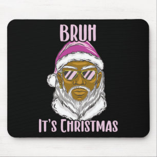 Vrolijk Kerstfeest Grappig Santa Meme Voor Broers Muismat