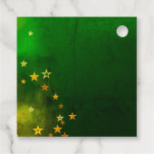 Vrolijk kerstfeest, grappige dwergen personalisere bedankjes labels (Achterkant)