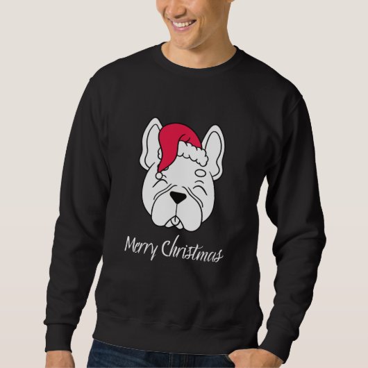 Vrolijk kerstfeest grappige hond trui (Voorkant)