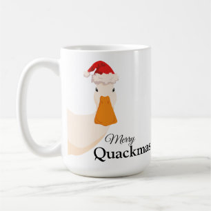 Vrolijk Kerstfeest Grappige humor Leuke Eend Minim Koffiemok
