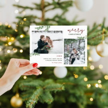 Vrolijk kerstfeest | Greenery Branches 2 foto