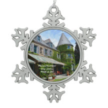 Vrolijk kerstfeest! Grey Towers, Milford PA orname