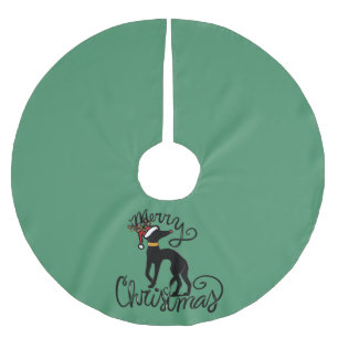 Vrolijk kerstfeest Greyhound rendier Kerstboom Rok