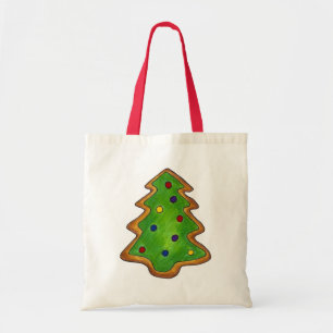 Vrolijk Kerstfeest Groene Suiker Koekjesboom Vakan Tote Bag