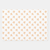 Vrolijk Kerstfeest Groet Foto Collage Goud Inpakpapier Vel (Voorkant 2)