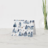 Vrolijk kerstfeest groet kaart (Achterkant)
