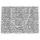 Vrolijk kerstfeest groot cadeauzakje (Voorkant)