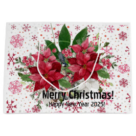 Vrolijk kerstfeest! groot cadeauzakje