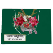 Vrolijk kerstfeest! groot cadeauzakje (Voorkant)