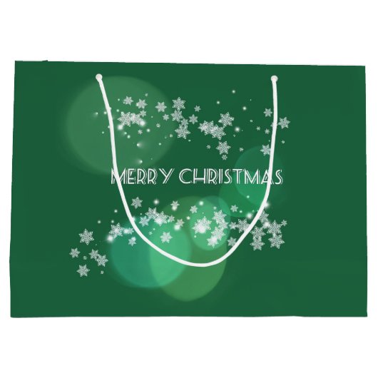  Vrolijk kerstfeest Groot Cadeauzakje (Achterkant)