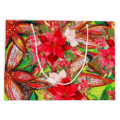 Vrolijk kerstfeest! groot cadeauzakje (Achterkant)