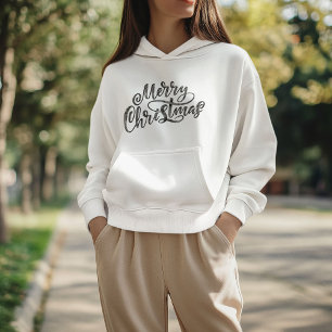 Vrolijk kerstfeest, groovy kerstfeest hoodie