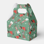 Vrolijk Kerstfeest Grote Deen Honden Bedankdoosjes (Achterkant)