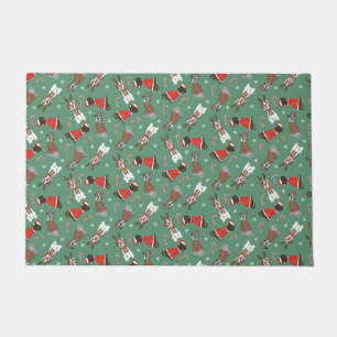 Vrolijk Kerstfeest Grote Deen Honden Deurmat