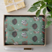 Vrolijk Kerstfeest Grote Deen Honden Tissuepapier (Geschenk)