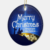 Vrolijk kerstfeest Grote Joy Luke 2:10 Ornament (Links)