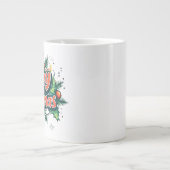 Vrolijk kerstfeest grote koffiekop (Voorkant)