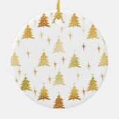 Vrolijk kerstfeest Grote Oma - White Gold Photo Keramisch Ornament (Achterkant)