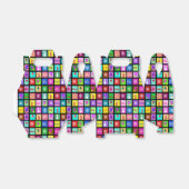 Vrolijk kerstfeest gunstboxen bedankdoosjes (Uitgevouwen)