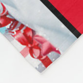 Vrolijk kerstfeest gymnast / Kreukscorpion Fleece Deken (Hoek)