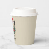 Vrolijk Kerstfeest Haarstylist Kapsalon Xmas Hair Papieren Bekers (Links)