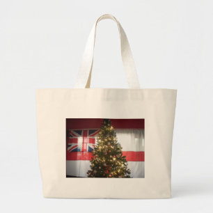 Vrolijk kerstfeest Hakuna Matata UK. Grote Tote Bag