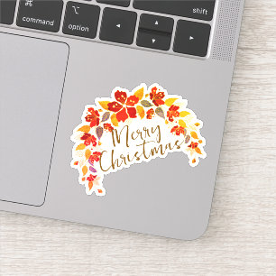 Vrolijk Kerstfeest Halloween Nieuwjaar Sticker