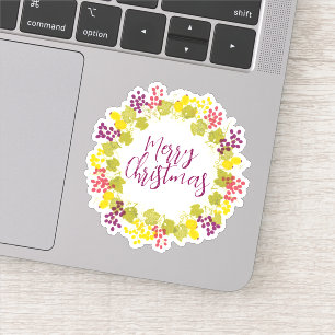 Vrolijk Kerstfeest Halloween Nieuwjaar Sticker