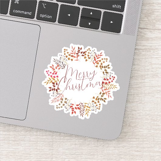 Vrolijk Kerstfeest Halloween Nieuwjaar Sticker (Detail)