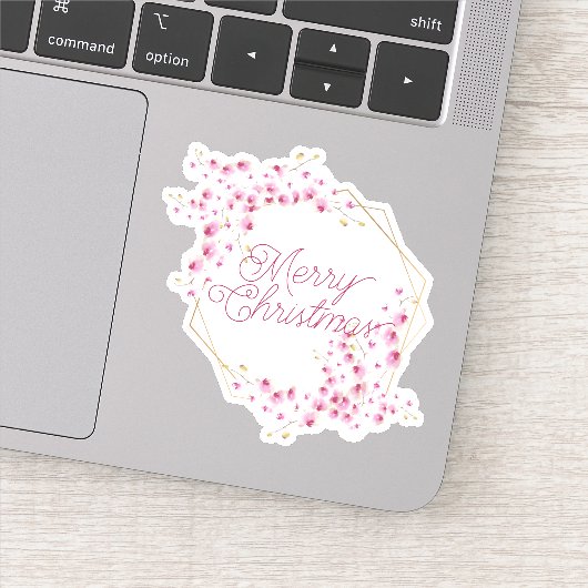 Vrolijk Kerstfeest Halloween Nieuwjaar Sticker (Detail)